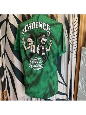 Bnwot Green Graphic Men's Casual Shirt